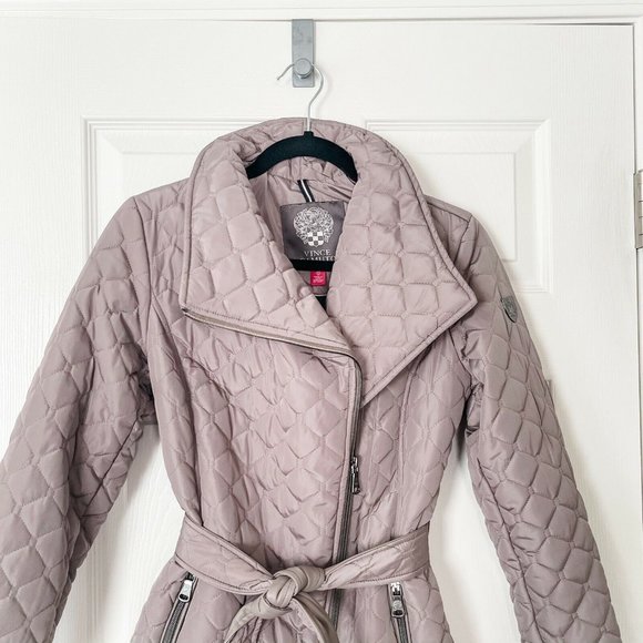 NWT Vince Camuto Quilted Coat V29721-LT - XS - Picture 2 of 5